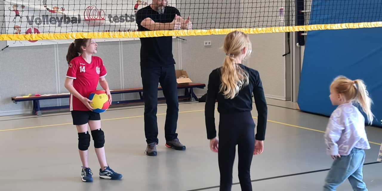 Volleybal teststraat Doelum een succes