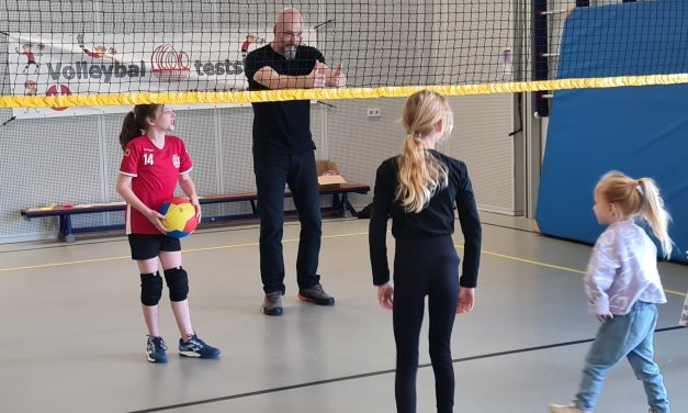 Volleybal teststraat Doelum een succes